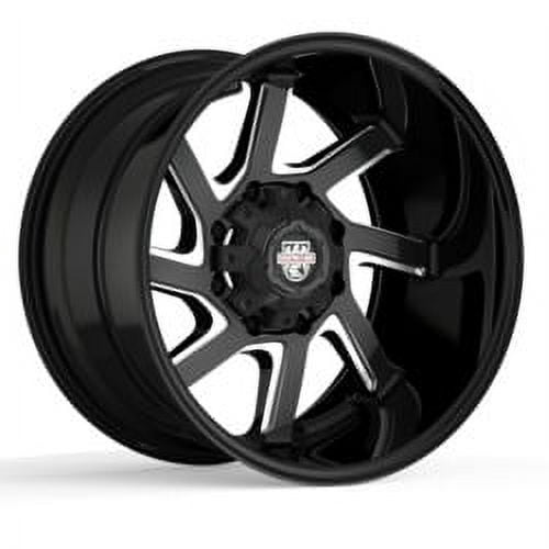 CENTER LINE 20インチ ホイール 5本セット 20x12 Centerline 838BM LT3 Eliminator Black Milled Wheel 8x6.5
