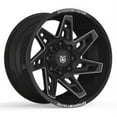 thumbnail image 1 of 20x12 Dropstars 653BM Deep Concave Gloss Black Wheel 8x170 -44, 1 of 5