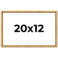 thumbnail image 1 of 20x12 Frame Beaded Gold Solid Wood Picture Frame | 0.75 Inches Moulding Width | Liscio Oro, 1 of 8