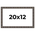 thumbnail image 1 of 20x12 Frame Black Brown Chestnut Mosaic Solid Wood Picture Frame | 1.125 Inch Moulding Width |, 1 of 8
