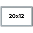 thumbnail image 1 of 20x12 Frame Blue Scuffed Farm Board Solid Wood Picture Frame Width 0.75 Inches | Interior Depth 0.5, 1 of 8