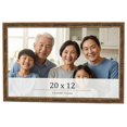 thumbnail image 1 of 20x12 Frame Gold Kingsley Distressed Solid Wood Picture Frame Width 0.75 Inches | Interior Frame, 1 of 8