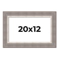 thumbnail image 1 of 20x12 Frame Grey Real Wood Picture Frame Width 2.75 Inches | Interior Frame Depth 0.5 Inches |, 1 of 8