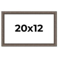 thumbnail image 1 of 20x12 Frame Silver Real Wood Picture Frame Width 1.25 Inches | Interior Frame Depth 0.5 Inches |, 1 of 8