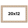 thumbnail image 1 of 20x12 Frame White Real Wood Picture Frame Width 1.5 inches | Interior Frame Depth 0.5 inches |, 1 of 8