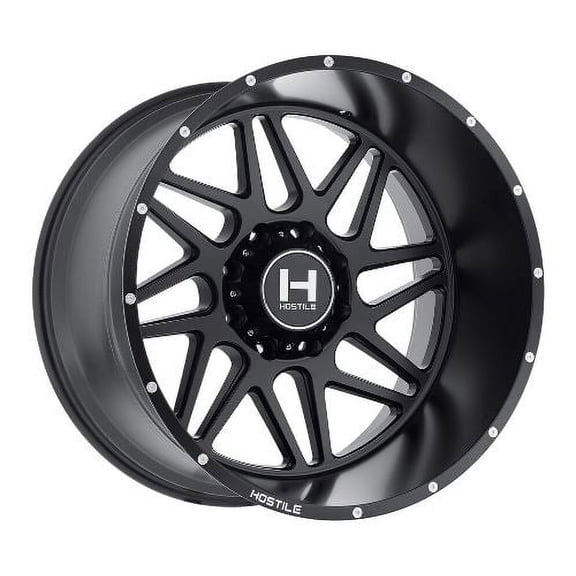 20x12 Hostile H108 Sprocket Asphalt (Satin Black) Wheel 8x170 (-44mm)