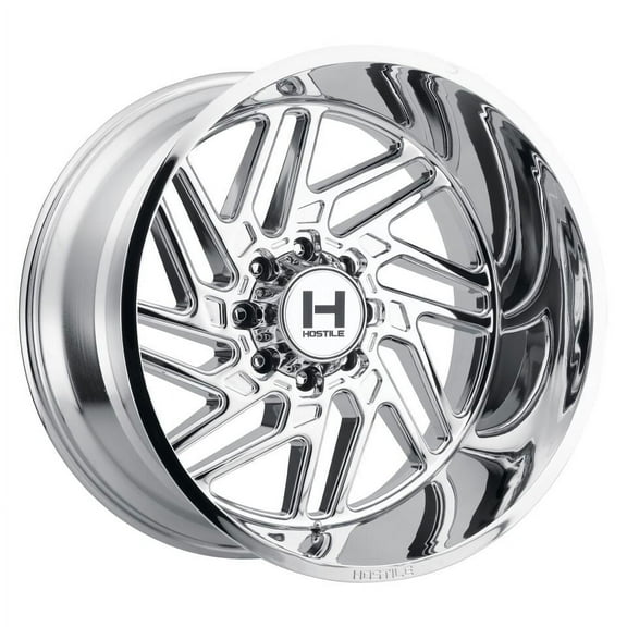 20x12 Hostile H116 Jigsaw Armor Plated (Chrome) Wheel 8x170 (-44mm)