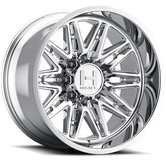 20x12 Hostile H126 Maniac Armor Plated (Chrome) Wheel 8x180 (-44mm)