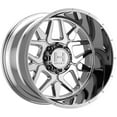thumbnail image 1 of 20x12 Hostile H128 Diablo Armor Plated (Chrome) Wheel 8x6.5 (-44mm), 1 of 2