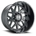 thumbnail image 1 of 20x12 Hostile H128 Diablo Asphalt (Satin Black) Wheel 8x6.5 (-44mm), 1 of 2