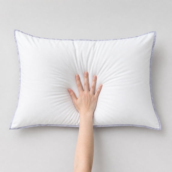 20x12 Inch Breathable Bed Pillows Soft Comfortable Sleeping Pillow for Back, Side Sleepers