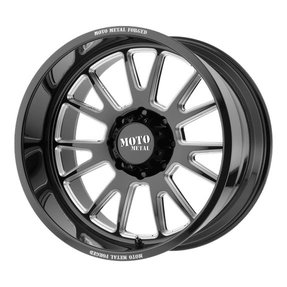 20x12 Moto Metal MO401 Gloss Black Milled Wheel 8x170 (-44mm)