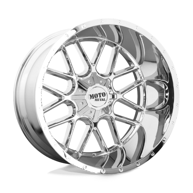 モモイロ　 Moto Metal MO986 Siege Chrome 20x12 8x6.5 -44mm (MO98621280244N