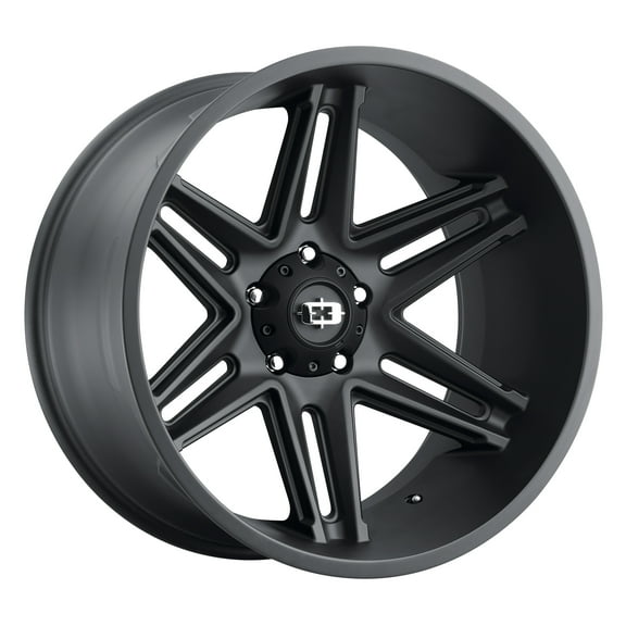 20x12 Vision 363 Razor Satin Black Wheel 5x5.5 (-51mm)