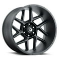 thumbnail image 1 of 20" Vision Off-Road 360 Sliver Satin Black Wheel 20x12 6x135 Lifted Rim -51mm, 1 of 2