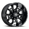 thumbnail image 1 of Vision Off-Road Bomb 20x12 6x135 -51et Gloss Black Milled Spoke Wheel, 1 of 2