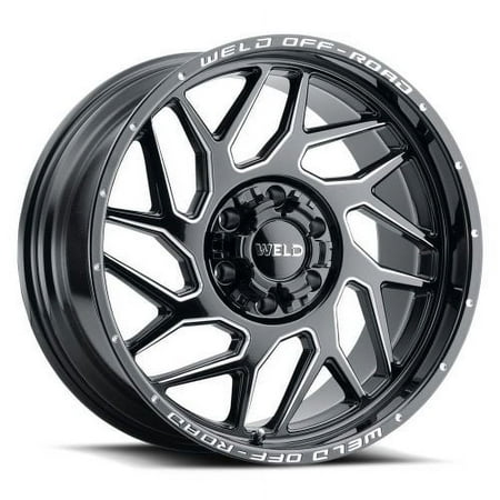 20x12 WELD Off-Road W117 Fulcrum Gloss Black & Milled Wheel 6x135/6x5.5 (-44mm)