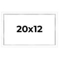 thumbnail image 1 of 20x12 White Shadowbox Frame - Interior Size 20x12 by 1 Inches - Made to Display Items Up To 1 Inches Deep, 1 of 4