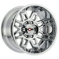 thumbnail image 1 of 20x12 Worx 811C Conquest Chrome Wheel 8x6.5 (-44mm), 1 of 5
