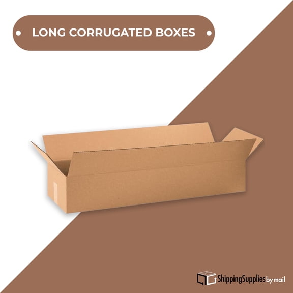 20x12x12 Long Corrugated Boxes | Wide Openings for Easy Packing!