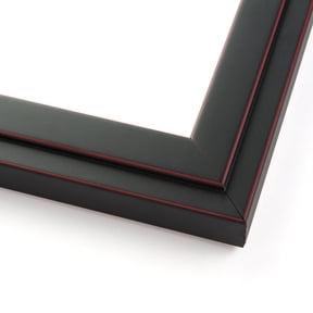 20x13 Frame Black Real Wood Picture Frame Width 1.25 inches | Interior Frame Depth 0.5 inches |