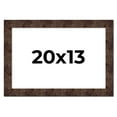 thumbnail image 1 of 20x13 Frame Brown Burl Real Wood Picture Frame Width 1.625 Inches | Interior Frame Depth 0.5 Inches, 1 of 8