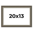 thumbnail image 1 of 20x13 Frame Brown Solid Wood Picture Frame | 1.75 Inch Moulding Width | Austin Frame Complete with, 1 of 8