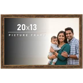 20x13 Frame Gold Picture Frame - Complete Modern Photo Frame Includes UV Acrylic Shatter Guard