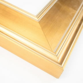 20x13 Frame Gold Solid Wood Picture Frame Width 4.0625 Inches | Interior Frame Depth 0.625 Inches |