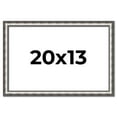 thumbnail image 1 of 20x13 Frame Silver Real Wood Picture Frame Width 1.125 Inches | Interior Frame Depth 0.5 Inches |, 1 of 8