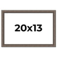 thumbnail image 1 of 20x13 Frame Silver Real Wood Picture Frame Width 1.25 Inches | Interior Frame Depth 0.5 Inches |, 1 of 8