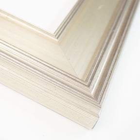 20x13 Frame Silver Solid Wood Picture Frame Width 3 Inches | Interior Frame Depth 0.625 Inches |