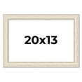 thumbnail image 1 of 20x13 Frame White Real Wood Picture Frame Width 1.75 inches | Interior Frame Depth 0.5 inches |, 1 of 8