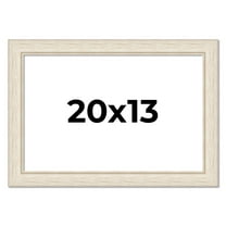 20x13 Frame White Real Wood Picture Frame Width 1.75 inches | Interior Frame Depth 0.5 inches |