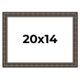 thumbnail image 1 of 20x14 Frame Black Bamboo Solid Wood Picture Frame Width 1.5 Inches | Interior Frame Depth 0.5, 1 of 8