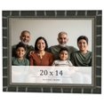 thumbnail image 1 of 20x14 Frame Black Bamboo Solid Wood Picture Frame Width 1.5 Inches | Interior Frame Depth 0.5, 1 of 8