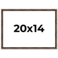 thumbnail image 1 of 20x14 Frame Brown Bamboo with Dark Coffee/Walnut Finish | Solid Wood Picture Frame Width 0.75, 1 of 8