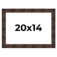thumbnail image 1 of 20x14 Frame Brown Burl Real Wood Picture Frame Width 1.625 Inches | Interior Frame Depth 0.5 Inches, 1 of 8