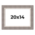 thumbnail image 1 of 20x14 Frame Grey Real Wood Picture Frame Width 2.75 Inches | Interior Frame Depth 0.5 Inches |, 1 of 8