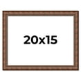 thumbnail image 1 of 20x15 Dark Brown Bamboo Real Wood Picture Frame Width 1.5 inches | Interior Frame Depth 0.5 inches, 1 of 8