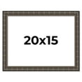 thumbnail image 1 of 20x15 Frame Black Bamboo Solid Wood Picture Frame Width 1.5 Inches | Interior Frame Depth 0.5, 1 of 8