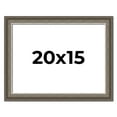thumbnail image 1 of 20x15 Frame Brown Solid Wood Picture Frame | 1.75 Inch Moulding Width | Austin Frame Complete with, 1 of 8