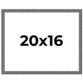 thumbnail image 1 of 20x16 Frame Blue Kingsley Pewter Solid Wood Picture Frame Width 0.75 Inches |Interior Depth 0.5, 1 of 8
