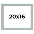 thumbnail image 1 of 20x16 Frame Blue Teal Distressed Solid Wood Picture Frame | 1.625 Inch Moulding Width | Sonoma Blue, 1 of 8