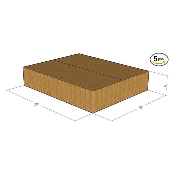 20x16x4 New Corrugated Boxes for Packing or Shipping Needs 32 ECT
