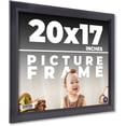 thumbnail image 1 of 20x17 Frame Black Passaggi Solid Wood Picture Frame Width 1.5 Inches | Interior Depth 0.5 Inches |, 1 of 8