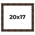 thumbnail image 1 of 20x17 Frame Brown Burl Real Wood Picture Frame Width 1.625 Inches | Interior Frame Depth 0.5 Inches, 1 of 8