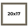 thumbnail image 1 of 20x17 Frame Brown Solid Wood Picture Frame | 1.75 Inch Moulding Width | Austin Frame Complete with, 1 of 8