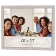thumbnail image 1 of 20x17 Frame White Real Wood Picture Frame Width 0.75 inches | Interior Frame Depth 0.5 inches |, 1 of 8