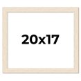 thumbnail image 1 of 20x17 Frame White Real Wood Picture Frame Width 1.5 inches | Interior Frame Depth 0.5 inches | Barn, 1 of 8